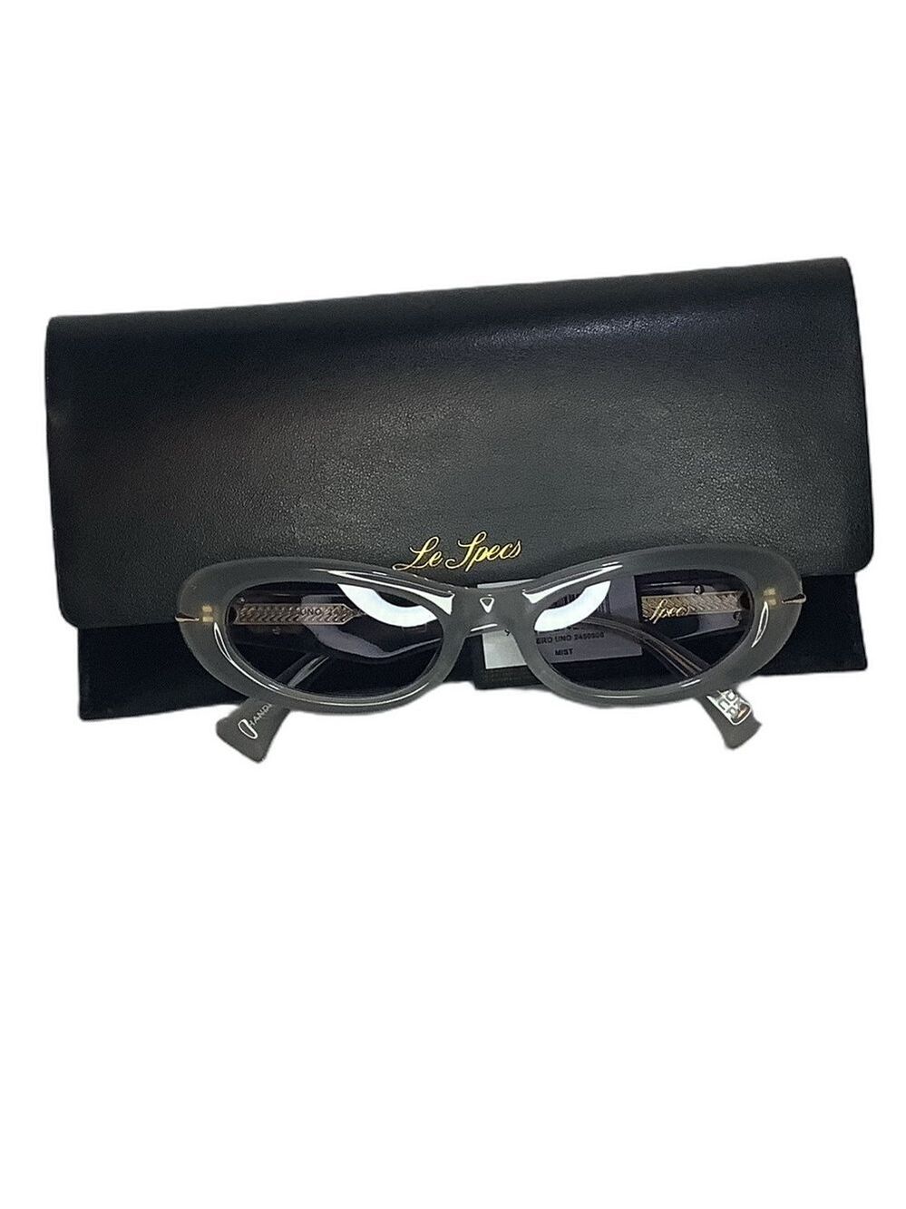 Le Specs Numero Uno Oval Sunglasses In Mist New - Picture 3 of 5